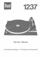 Dual 1237-Service-Manual 